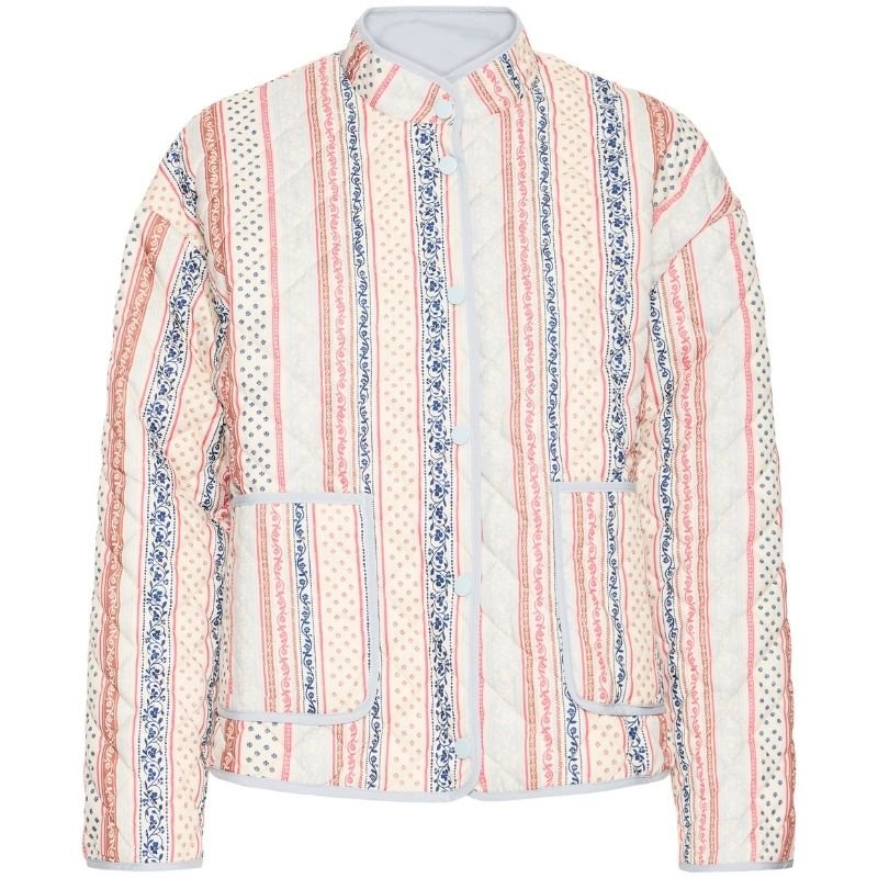 Teaberry geprinte jacket Livanta - Capuchon Fashion