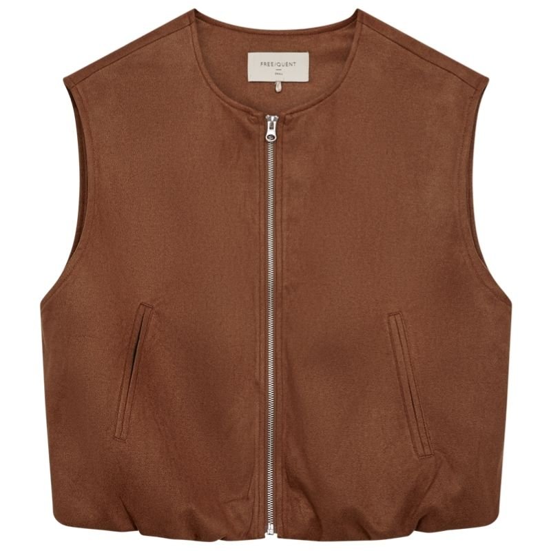 Thrush fake suede waistcoat Duva - Capuchon Fashion