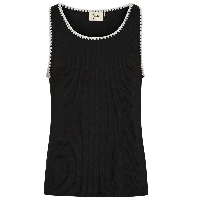 Zwarte top Dee