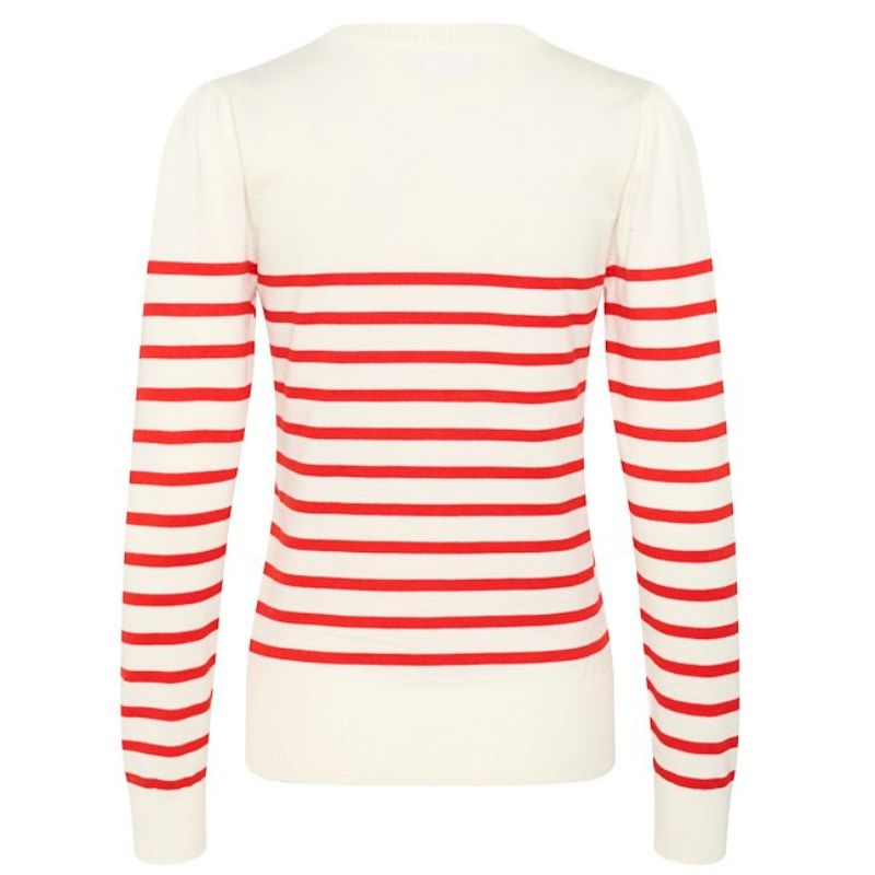 Rood gestreepte pullover Mila