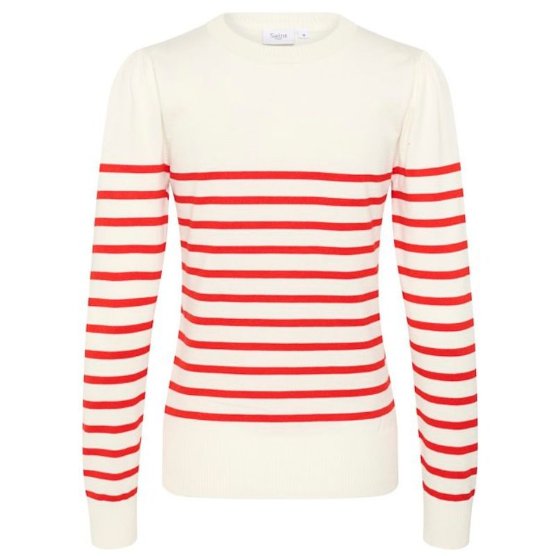 Rood gestreepte pullover Mila