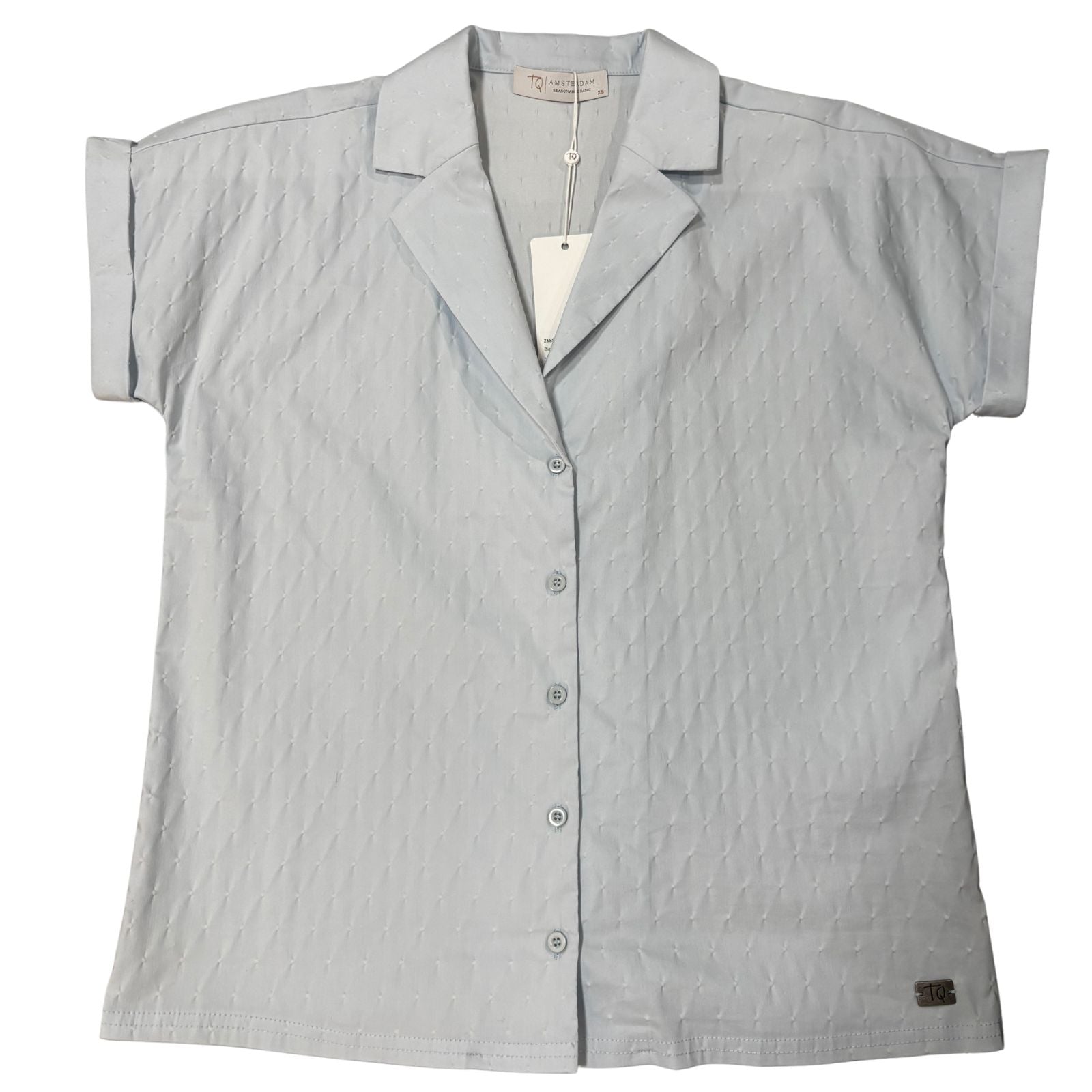 Lichtblauwe travel blouse Binthe Carlos