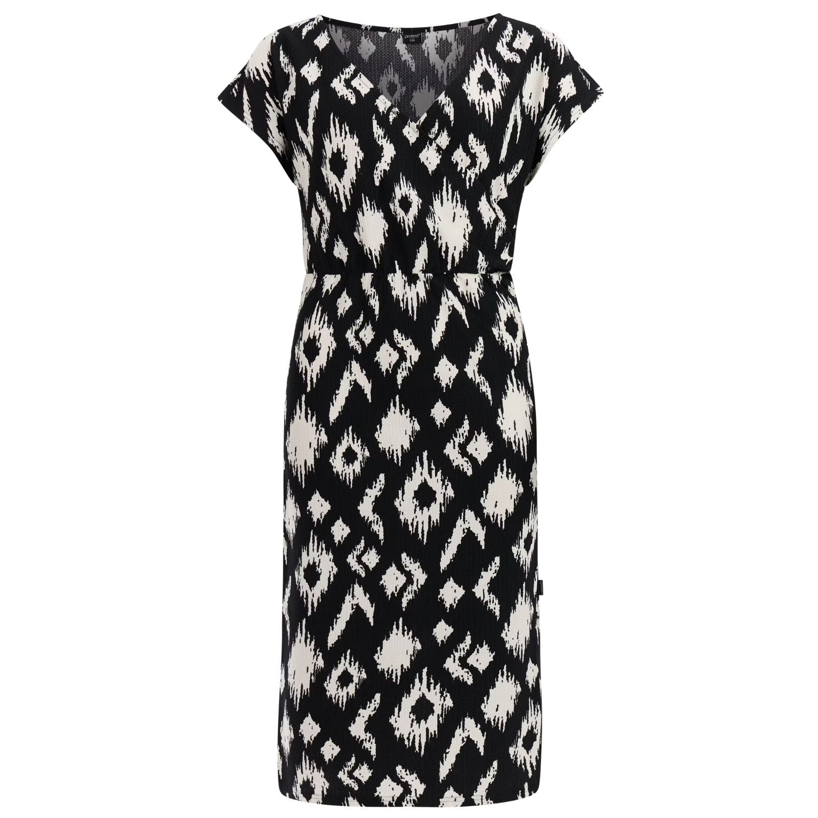True Black geprinte jurk Delmar - Capuchon Fashion