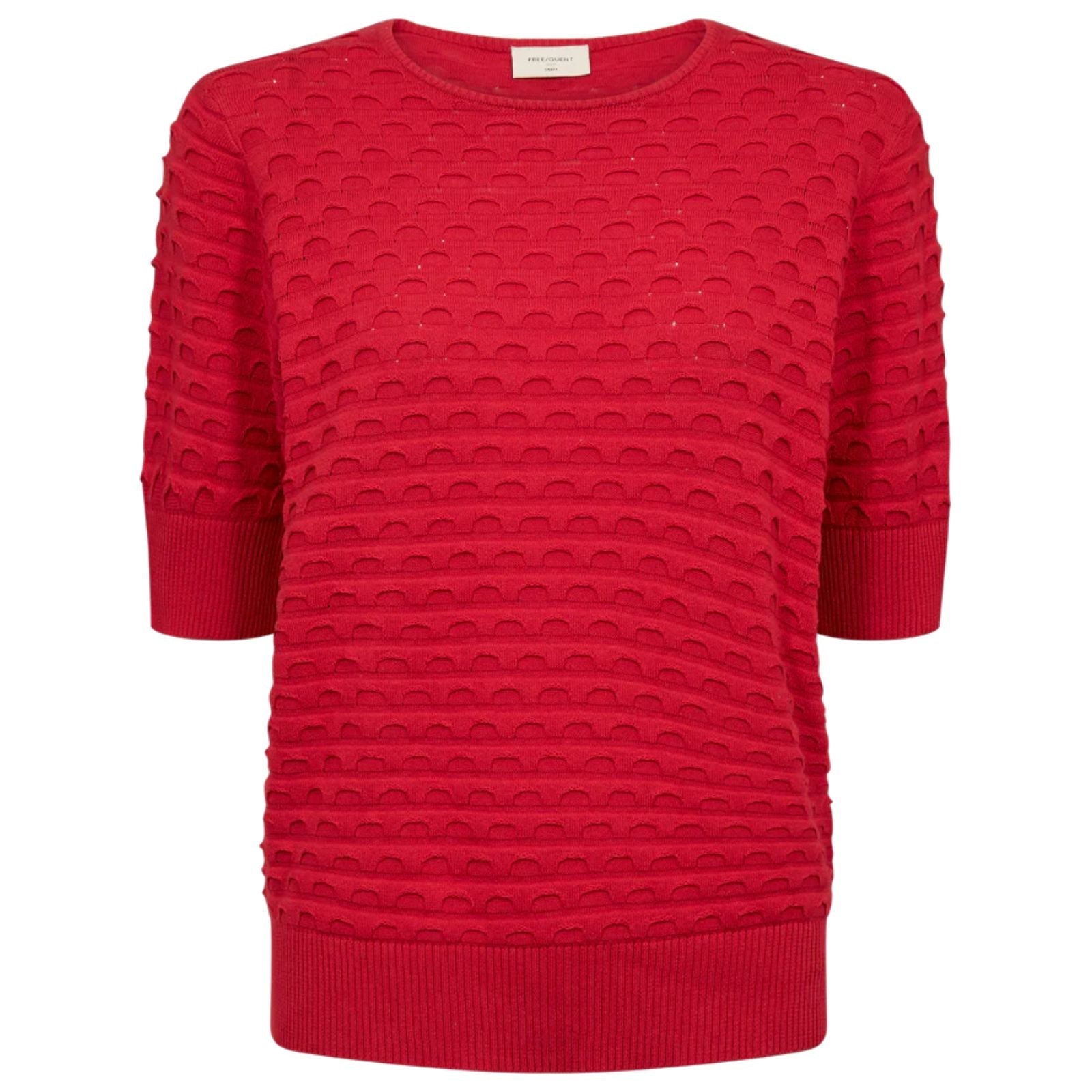 True Red jacquard pullover Dodo - Capuchon Fashion