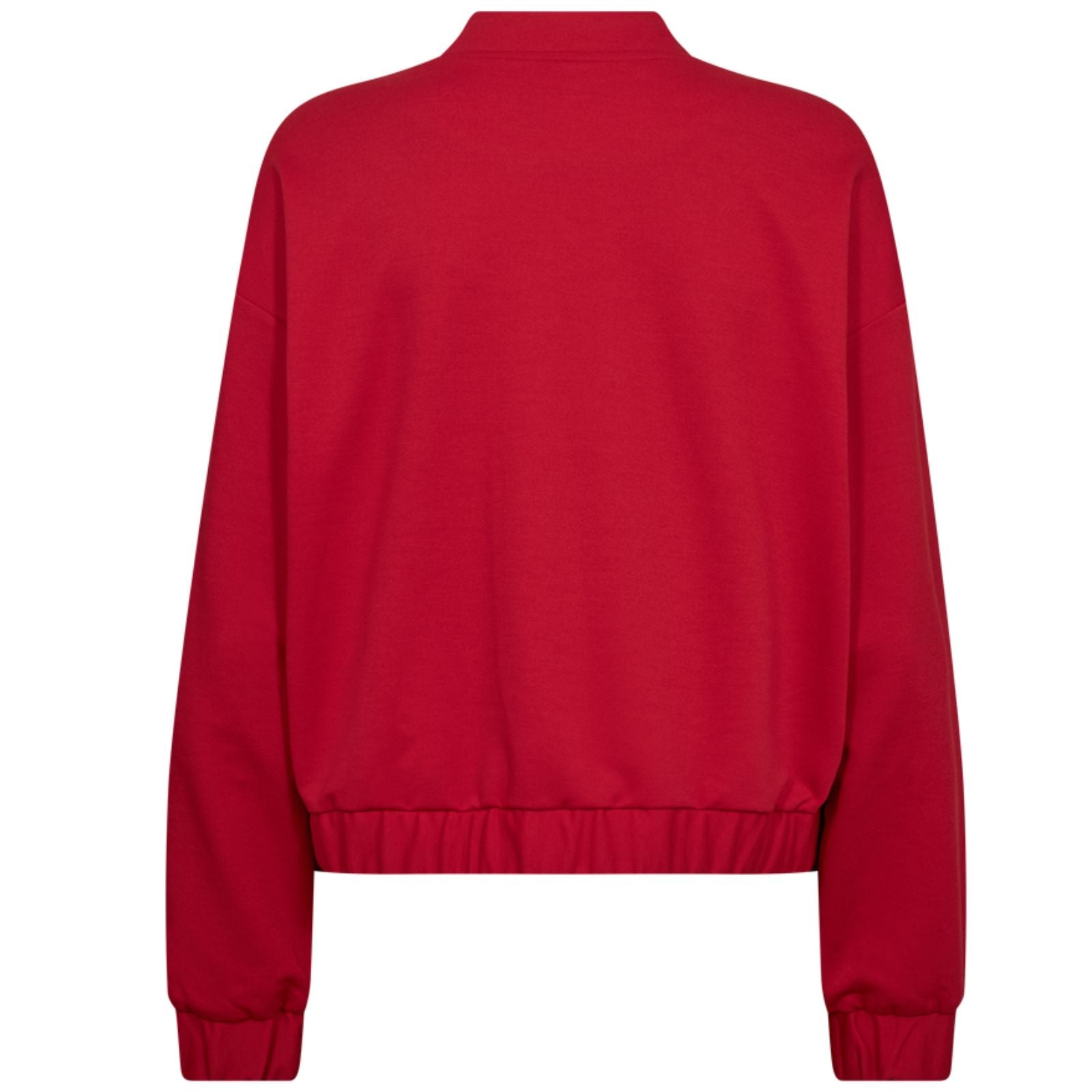 True Red jersey bomber jacket Naya - Capuchon Fashion