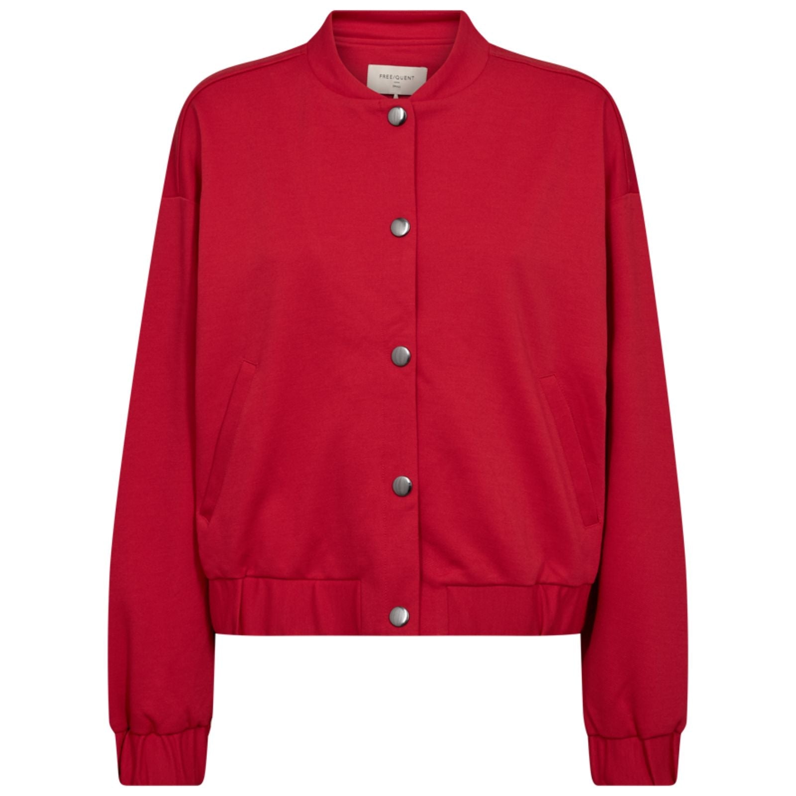 True Red jersey bomber jacket Naya - Capuchon Fashion