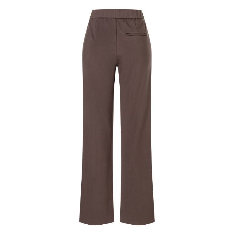 Truffle Brown wide fit broek Chiara - Capuchon Fashion