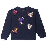 Donkerblauwe sweater Giselle