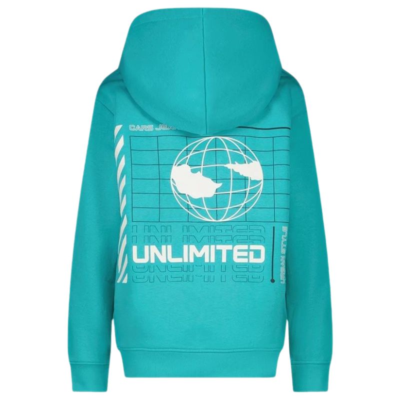 Turquoise hoodie Asher - Capuchon Fashion