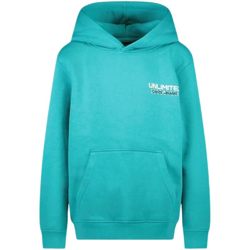 Turquoise hoodie Asher - Capuchon Fashion