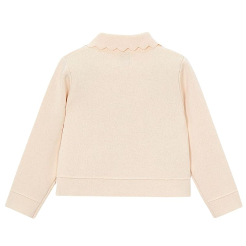 Beige knit gebreide jacket 3450