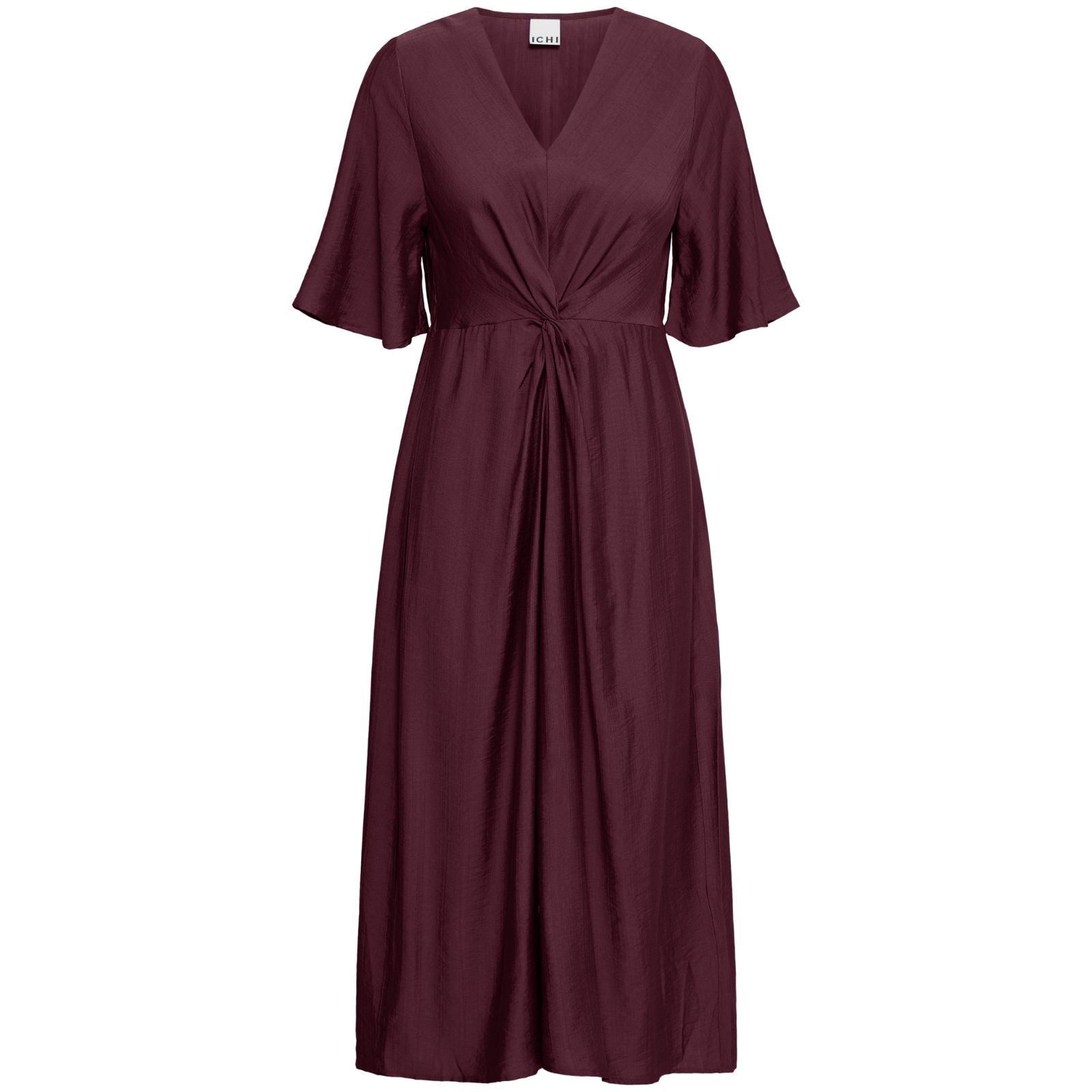 Vineyard Wine woven jurk Melda - Capuchon Fashion