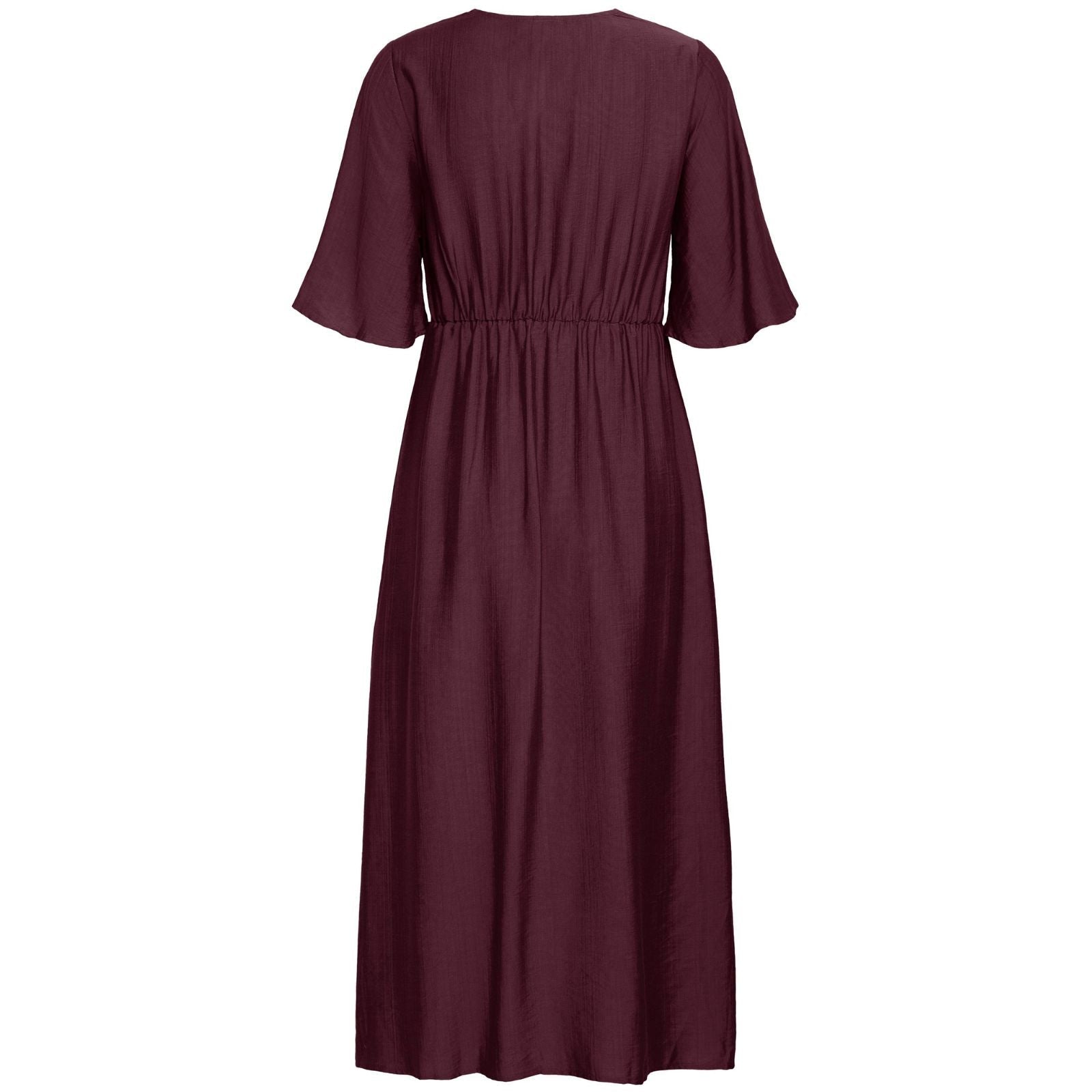 Vineyard Wine woven jurk Melda - Capuchon Fashion