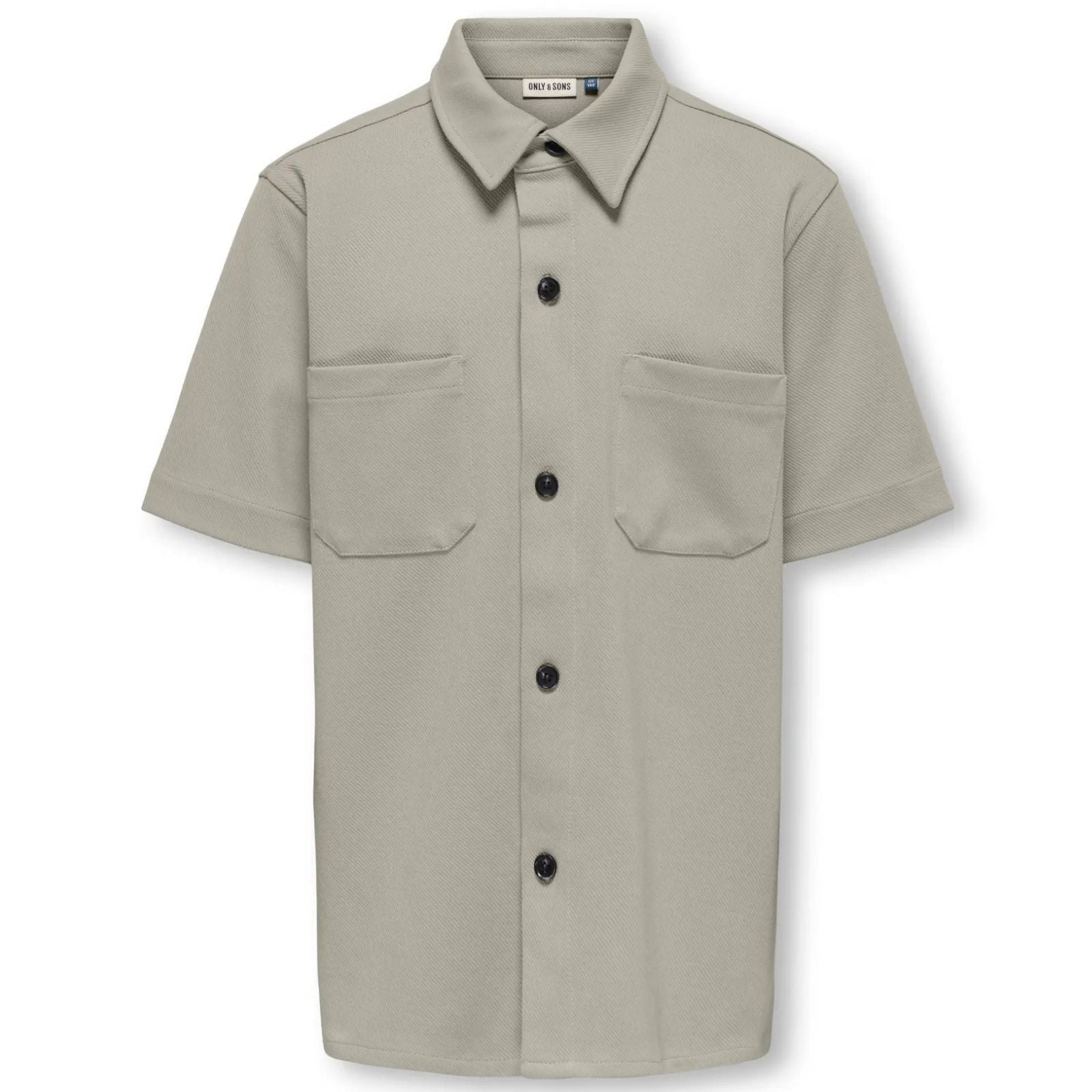 Vintage Khaki regular fit shirt Kodyl - Capuchon Fashion