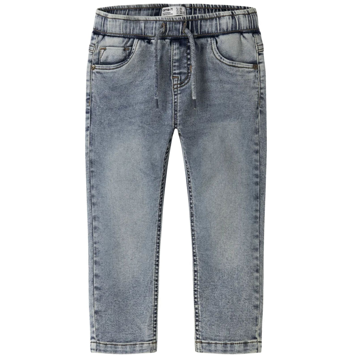 Vintage Medium Blue Denim slim jeans Ryan - Capuchon Fashion