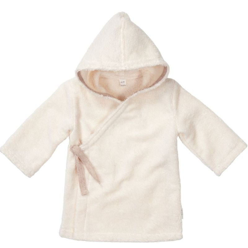 Warm White baby badjas Dijon Daily - Capuchon Fashion
