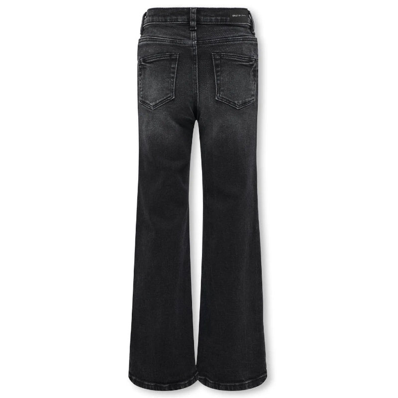 Washed Black wide jeans Juicy - Capuchon Fashion