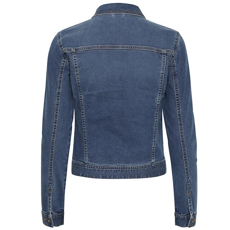 Washed Medium Blue jacket Billy - Capuchon Fashion