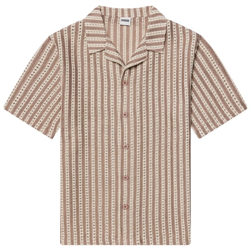 Whitecap grey gestreept shirt Crochet - Capuchon Fashion