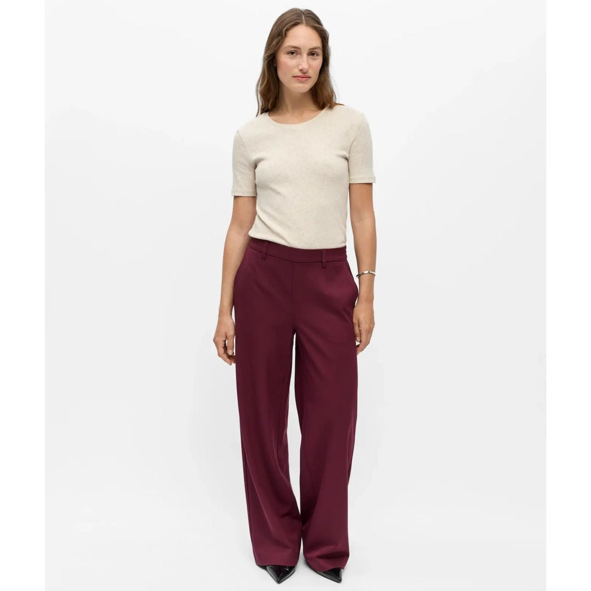 Windsor Wine wide fit pantalon Lisa - Capuchon Fashion