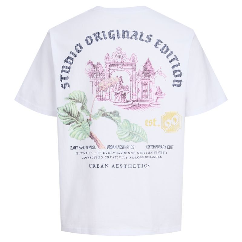 Wit backprint t-shirt Meadows - Capuchon Fashion