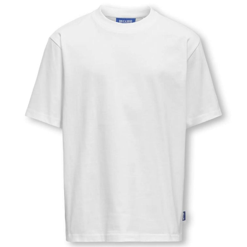 Wit basic relaxed fit t-shirt Fred - Capuchon Fashion