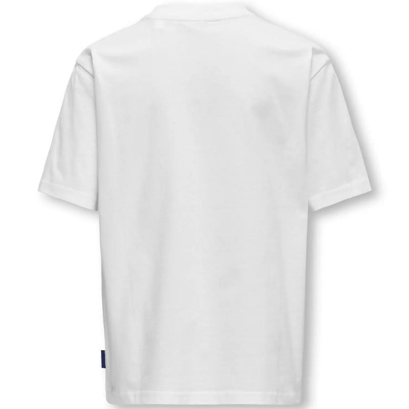 Wit basic relaxed fit t-shirt Fred - Capuchon Fashion