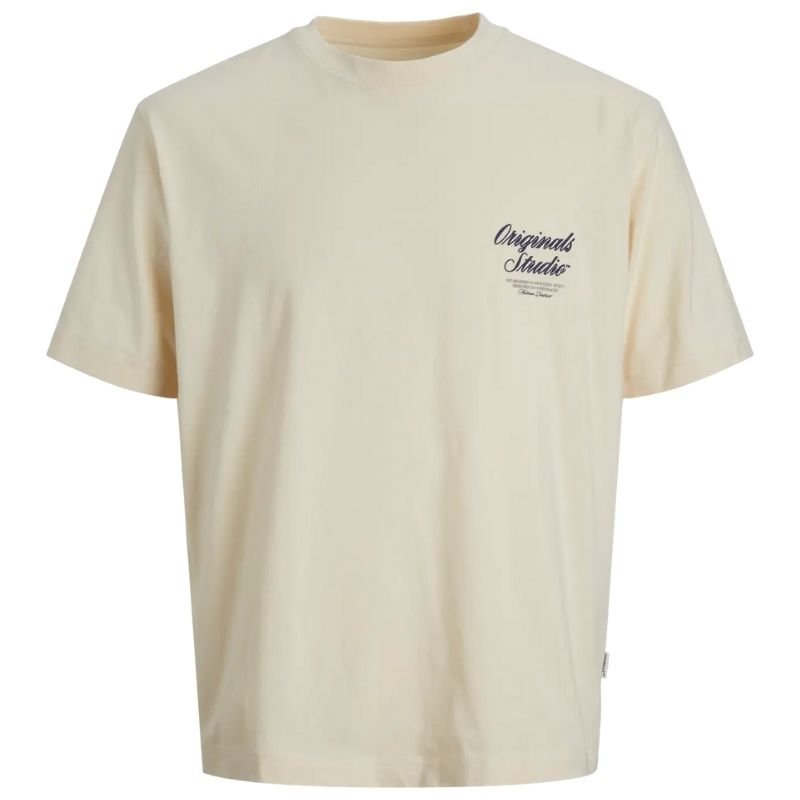 Wit crew neck t-shirt Norrebro Typo - Capuchon Fashion