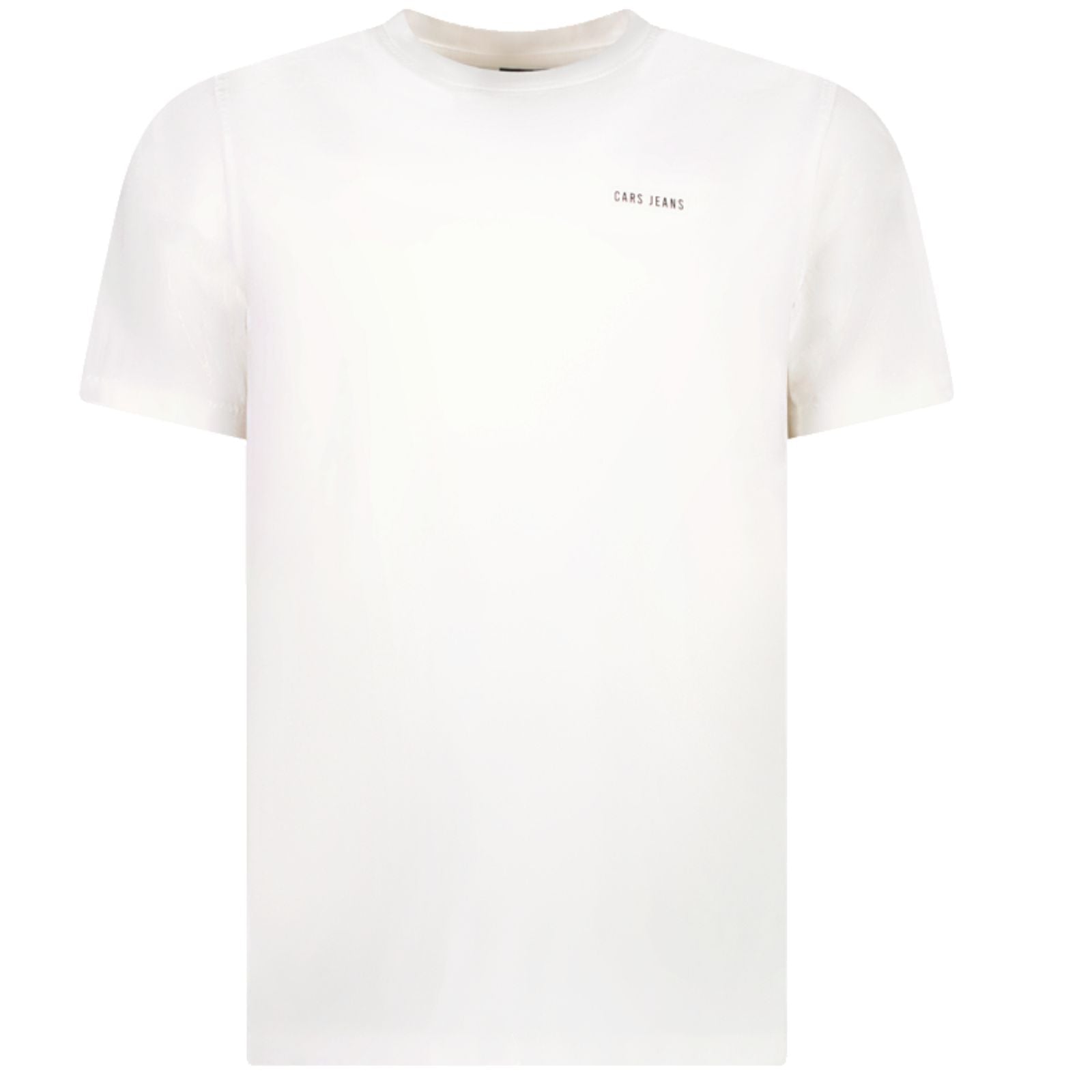 Wit geprint ronde hals t-shirt Rayzo - Capuchon Fashion