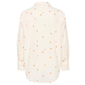 Wit geprint shirt Dianne - Capuchon Fashion
