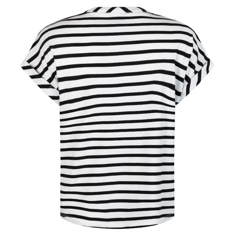 Wit geprint t-shirt Margot - Capuchon Fashion