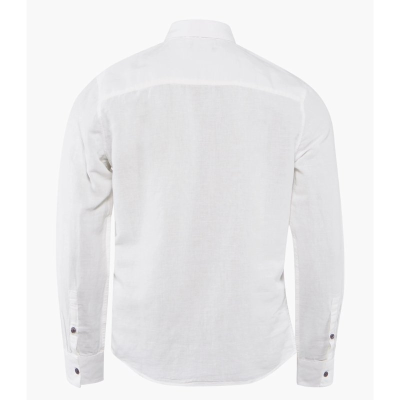 Wit linnen shirt Ruben - Capuchon Fashion