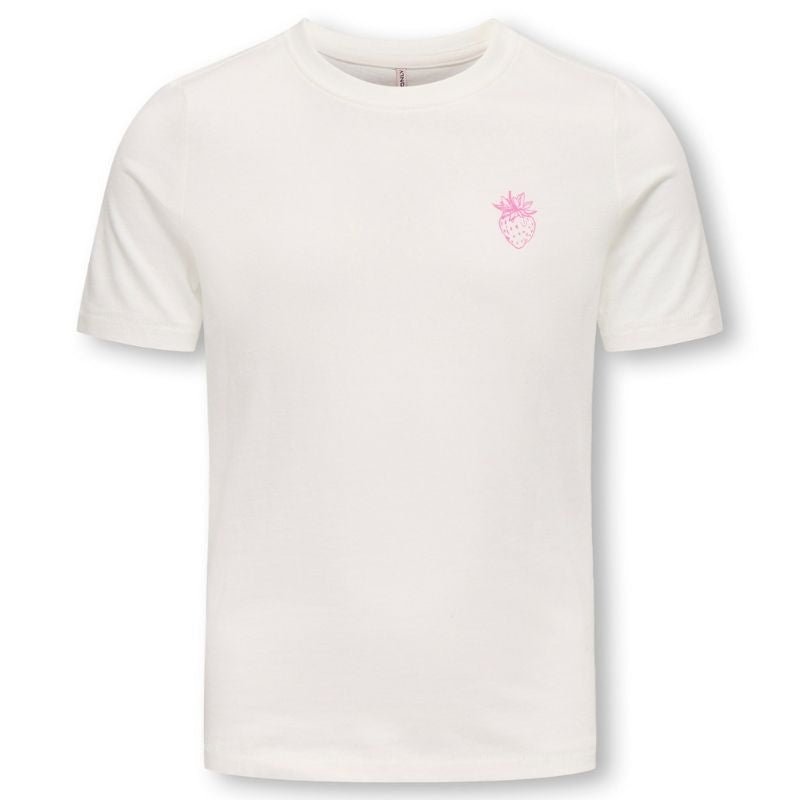 Wit met Delight regular fit t-shirt Bolette - Capuchon Fashion