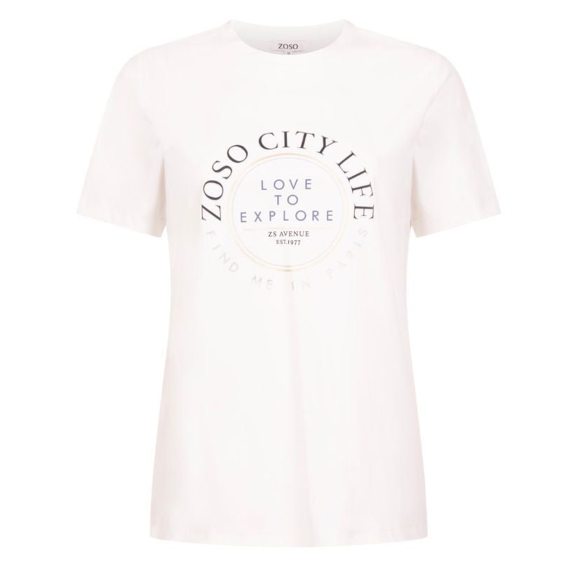Wit met donkerblauwe top Selma - Capuchon Fashion