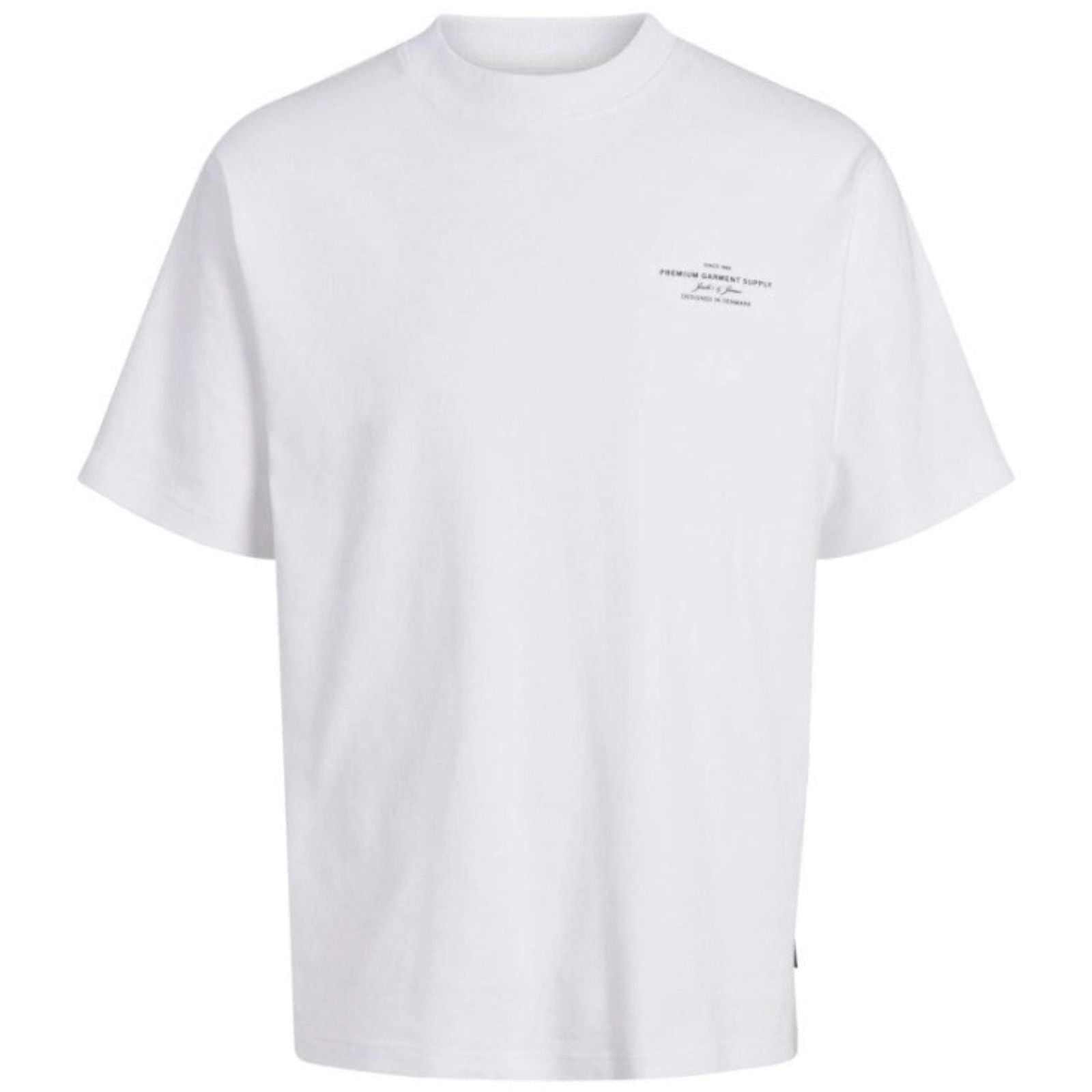 Wit met logoprint t-shirt Blachad - Capuchon Fashion