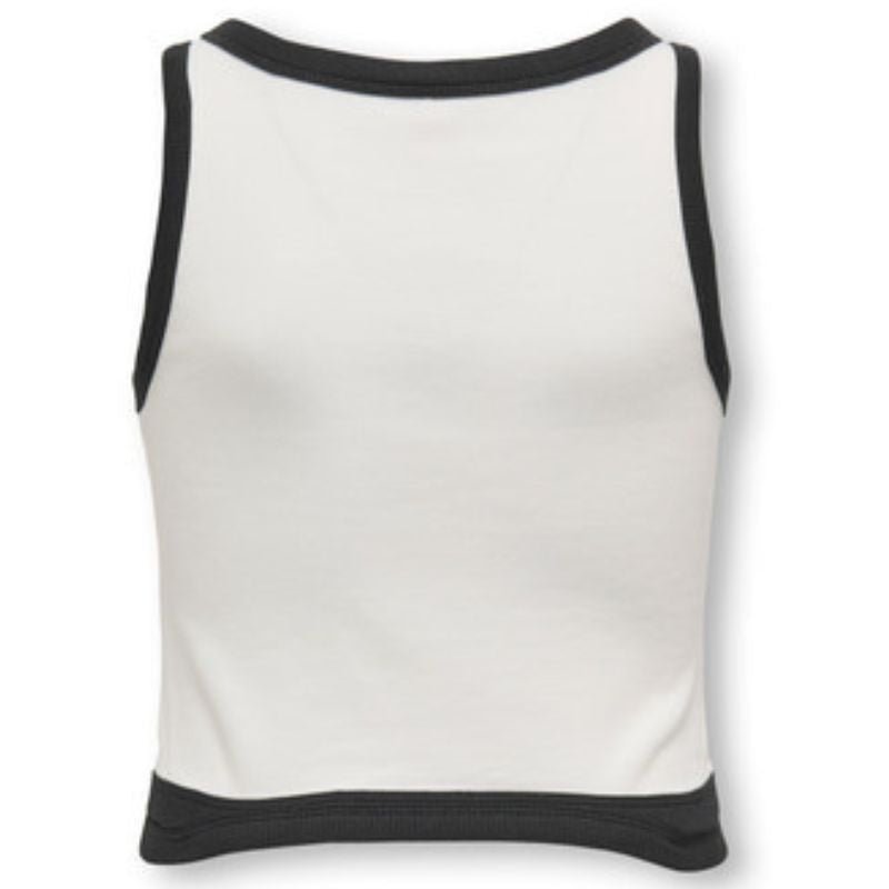 Wit met zwarte top Bina - Capuchon Fashion