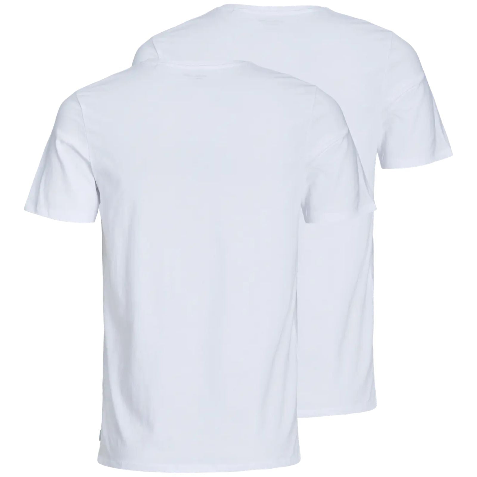 Witte 2 - pack crew neck t-shirt Basic - Capuchon Fashion
