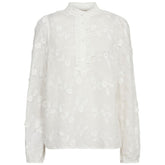 Witte blouse Darana - Capuchon Fashion