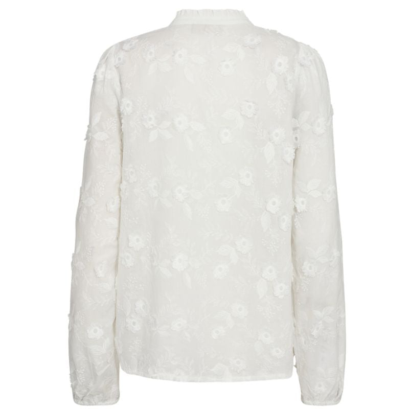 Witte blouse Darana - Capuchon Fashion