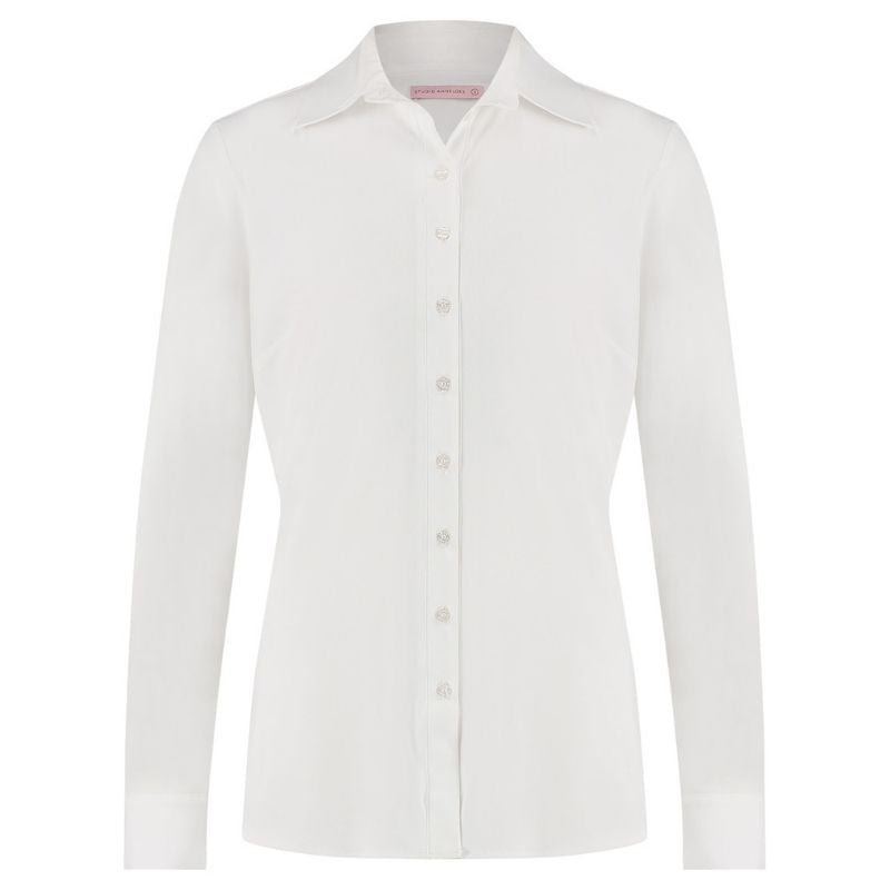 Witte blouse Poppy - Capuchon Fashion