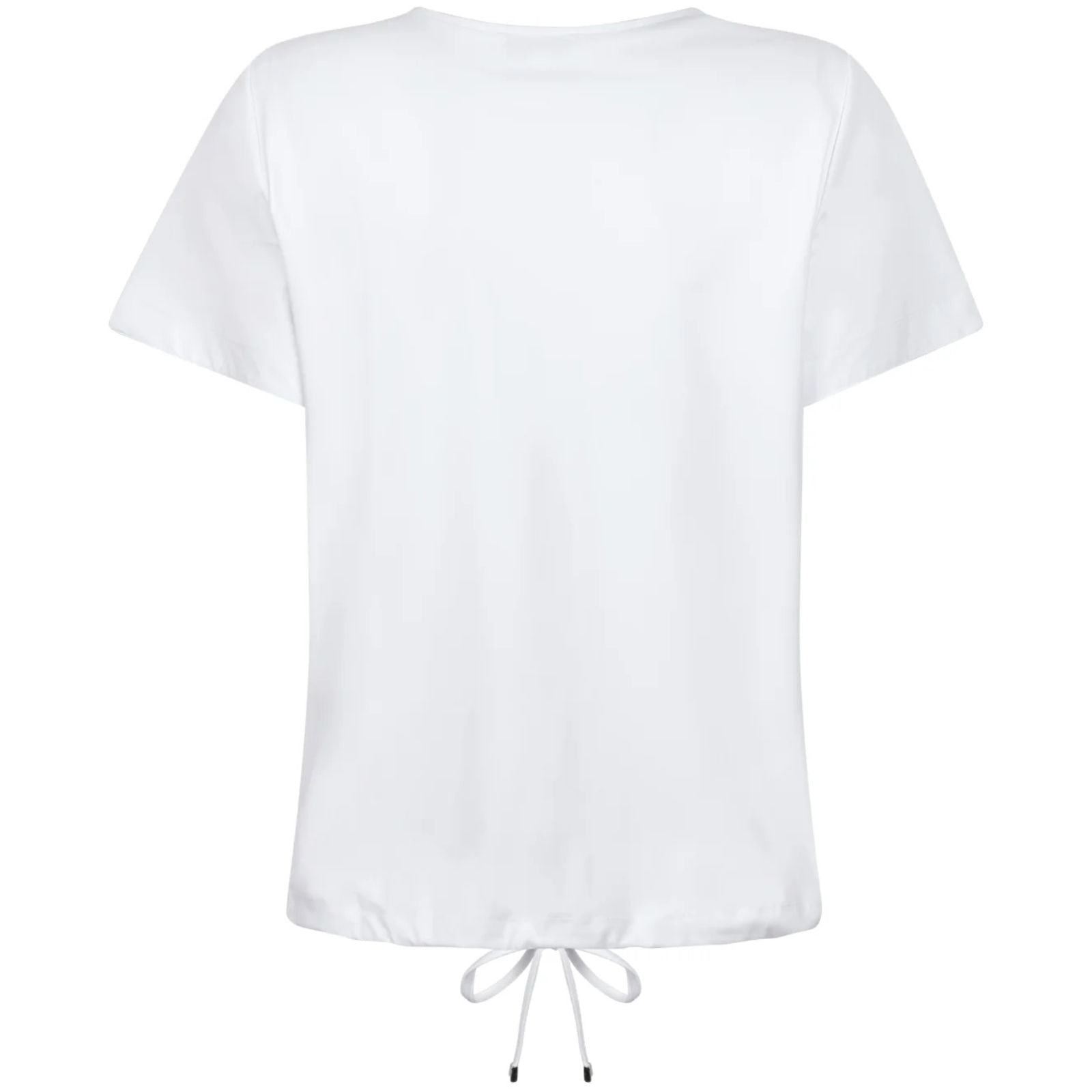 Witte effen travel blouse Joan - Capuchon Fashion