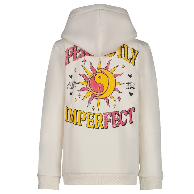 Witte hoodie Yki - Capuchon Fashion