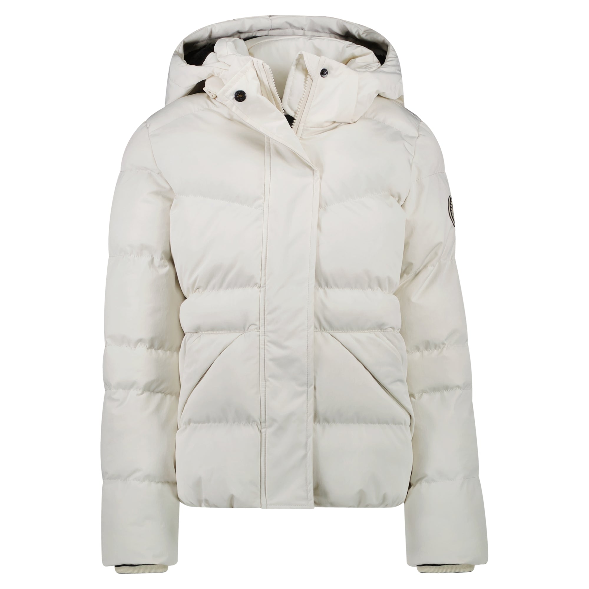 Witte jacket Alena - Capuchon Fashion