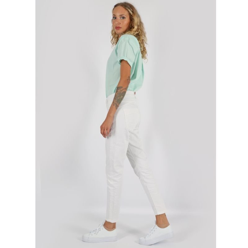 Witte jeans Suzy - Capuchon Fashion