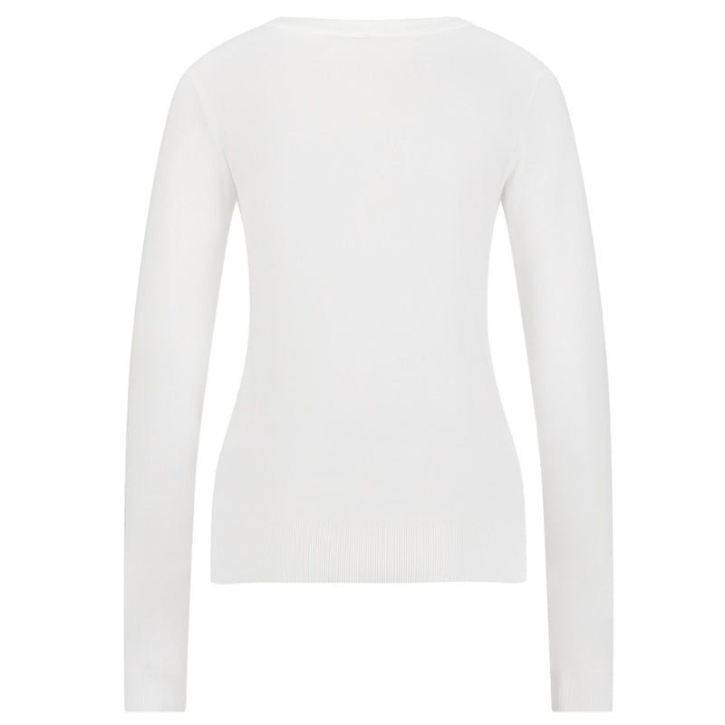 Witte pullover Lana - Capuchon Fashion