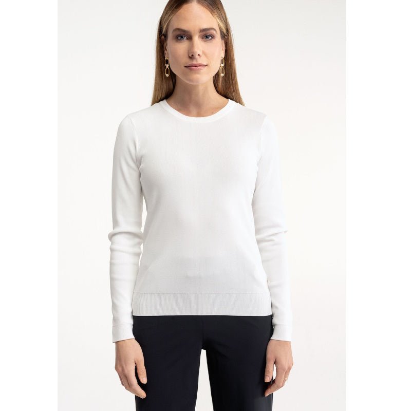 Witte pullover Lana - Capuchon Fashion