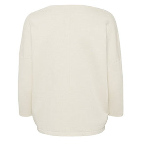 Witte pullover Mila - Capuchon Fashion