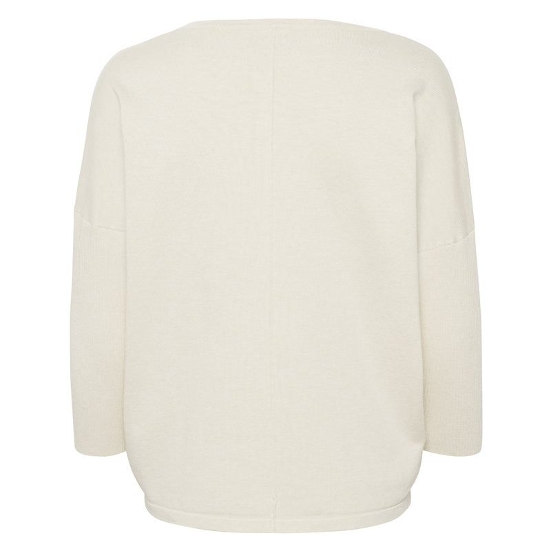Witte pullover Mila - Capuchon Fashion
