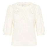 Witte pullover Uta - Capuchon Fashion