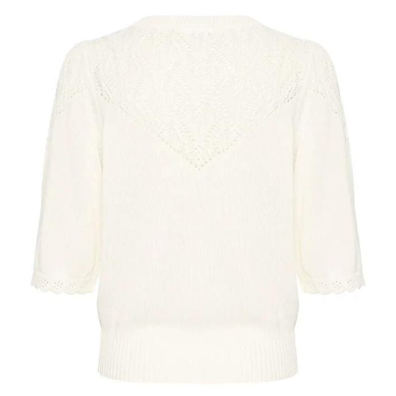 Witte pullover Uta - Capuchon Fashion